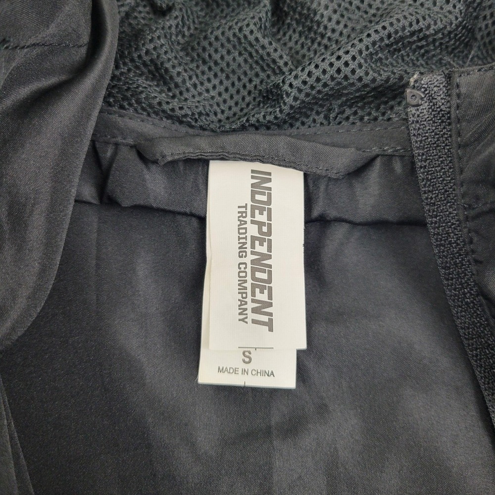 Woodward‎ Jacket Mens Small Black Hooded Windbreaker Lightweight Full Zip 540 - Picture 5 of 11